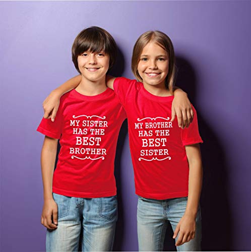 Image of Hangout Hub | Sibling Tshirts | Best Brother Sister | Set of 2