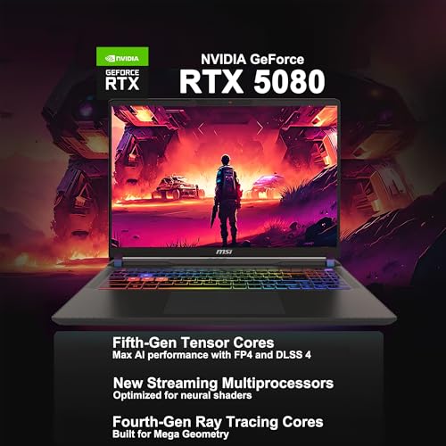Image of msi Vector 16 HX AI Gaming Laptop 16 inch QHD+ (2560x1600) 240Hz 100% DCI-P3 Intel 24-core Ultra 9 275HX (>i9-14900HX) 32GB RAM 1TB SSD GeForce RTX 5080 16GB (Up 1334 AI Tops) RGB Backlit Win11 ICP Hub