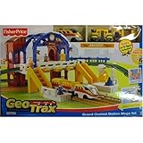 Fisher Price Geotrax- Rail & Road System with Extra Car & Figure Included!
