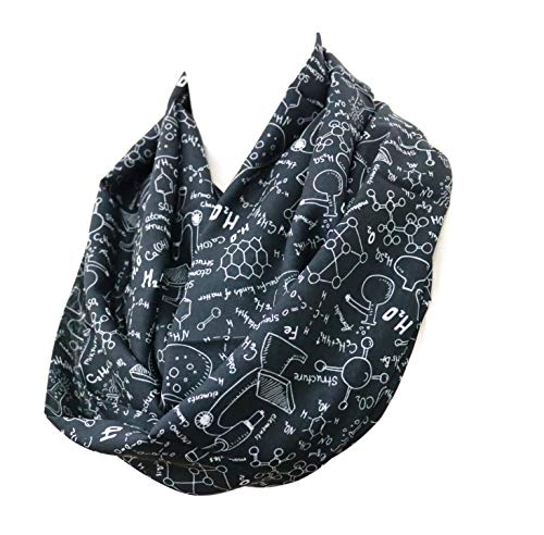 Di Capanni Science chemistry infinity Scarf for women teacher pharmacist engineer biology nerdy student geek
