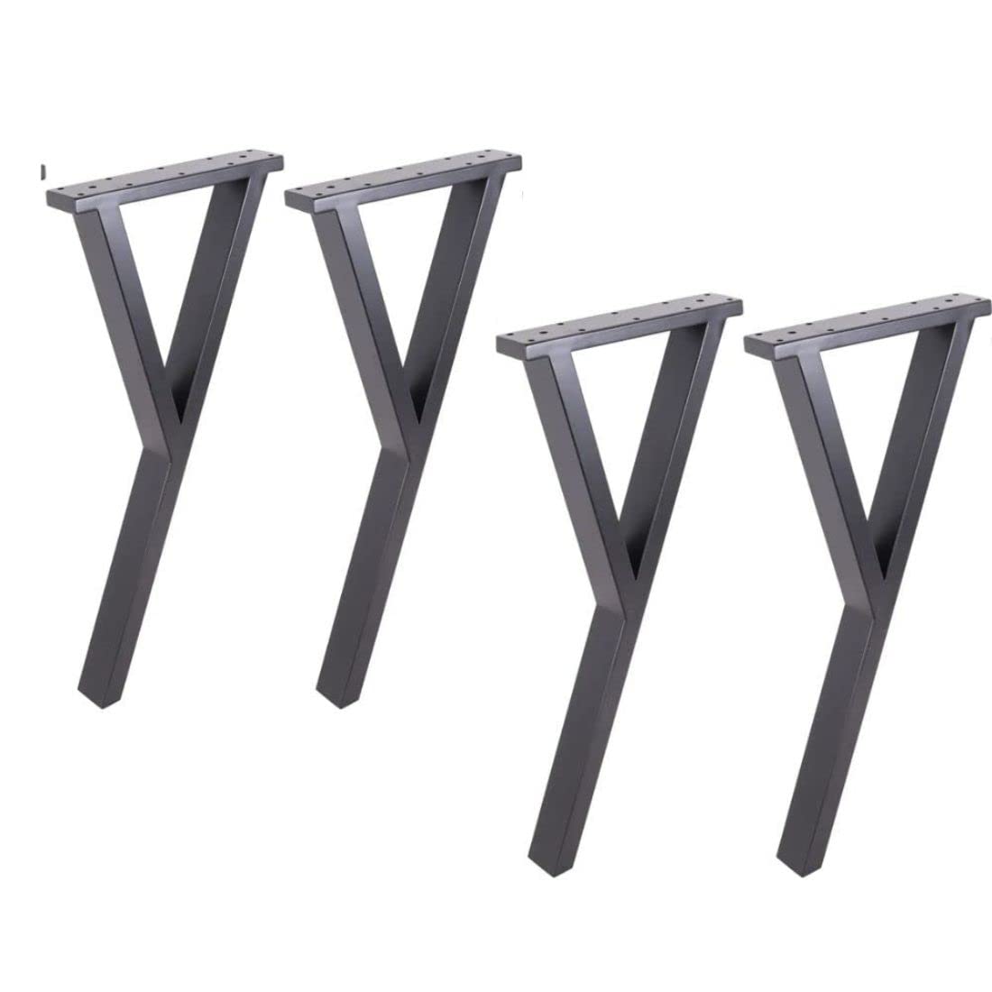 Ventuos KGroup Black Table Legs Mild Steel Table Legs for Computer