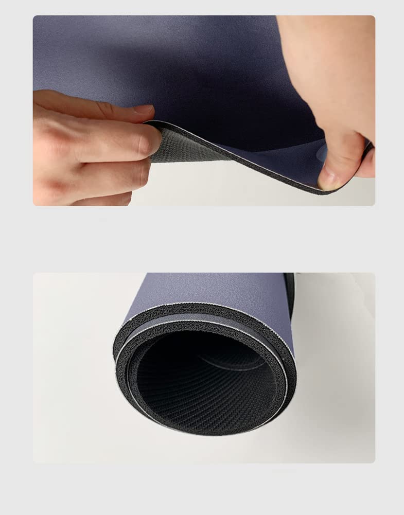 Gebogen Douche Antislip Badmat 30x60x100 Cm - Wasbare Hoekdouchemat Zwart - Veilig & Absorberend