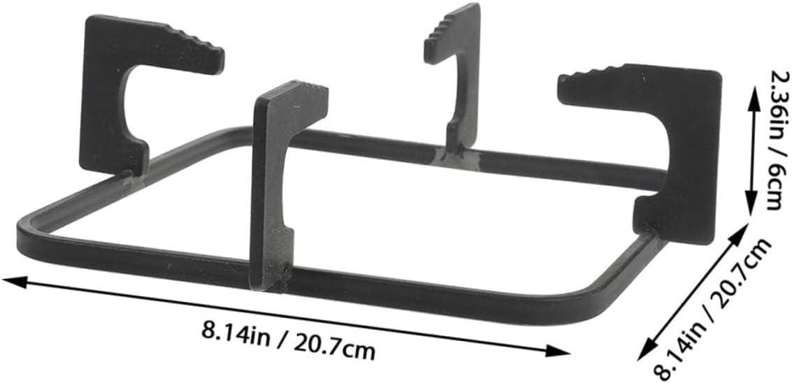 2 Pcs Cast Iron Gas Stove Wok Stand Bracket for Kitchen Use