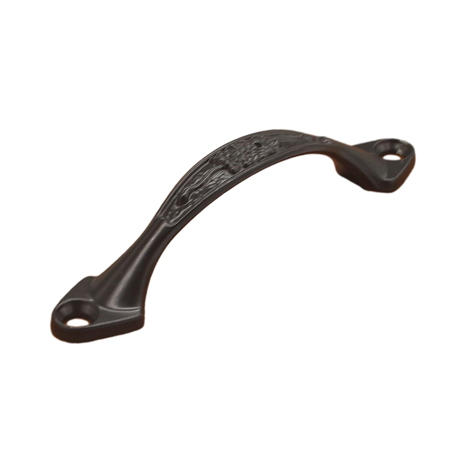 Mekalero Black Zinc Alloy Drawer Pull Fashionable Handle Stylish Wooden Box Drawer Handle Lightweight For Closet Or Dresser Contemporary Wardrobe