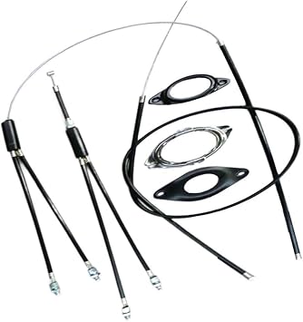 LuDa BMX Bike Gyro Brake Cables Front&Rear Upper&Lower Spinner Rotor Set Kit,Complete BMX Bike Gyro System Spinner Rotor Set Kit