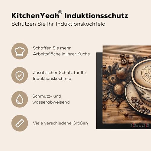 KitchenYeah© Herdabdeckplatte Einteilig Küche Herdabdeckung Induktionsfeld – Ansicht 6