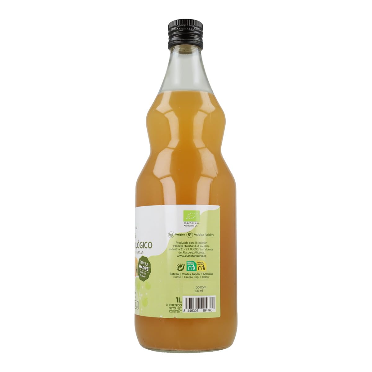 Pack 3x Vinagre de Manzana ECO Crudo Sin Filtrar con la Madre 1L