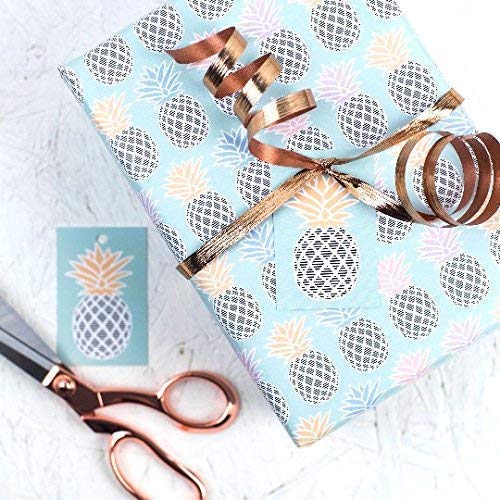 Pineapple gift wrap Gift tags Wrapping Paper wrapping paper roll