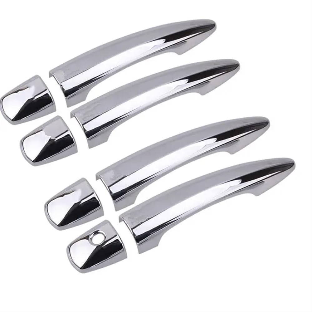 Mlhoghigd Silver 0 Button Door Handle For Sentra 2020 2021 2022 Door Handle Cover Catch Cap Trim Molding Accessories