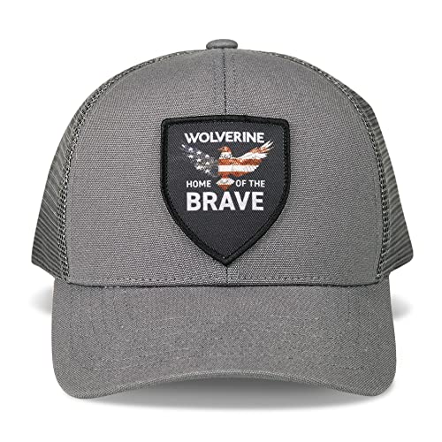 Image of Wolverine Trucker Hat | Mesh Back | Snapback | Adjustable | Rugged | Durable | Workwear