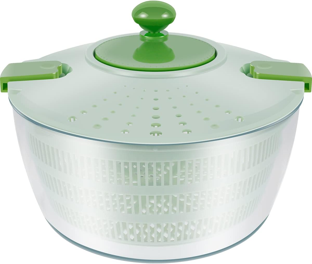 Y2A 4L Salad Spinner Manual Salad Washer with Drain and