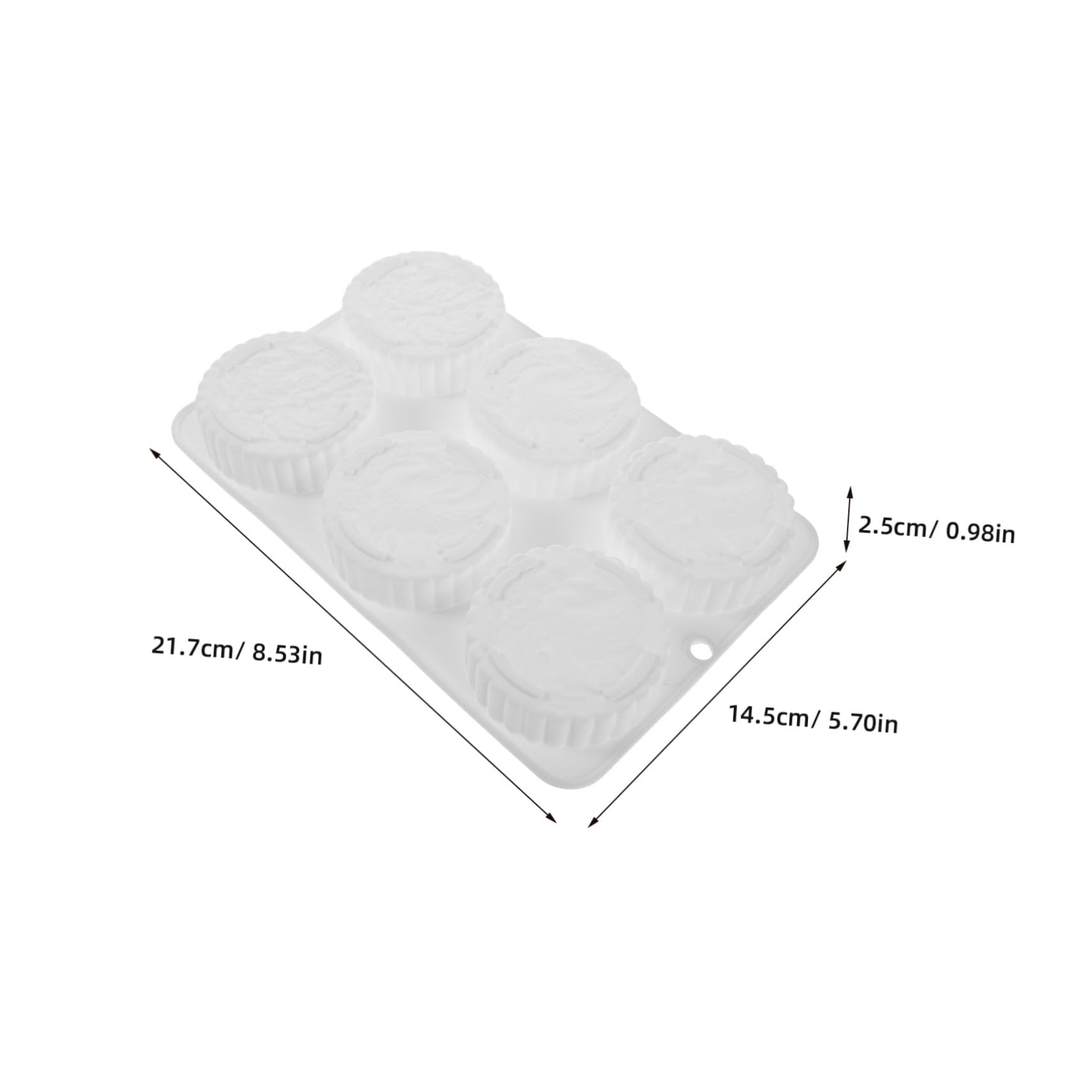 PRETYZOOM 10 Piezas molde de moldes de silicona para pastel chocolate moldes de silicona Molde de decoración de pasteles pastel de molde de silicona gel de sílice