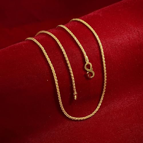 Image of Malabar Gold and Diamonds BIS Hallmark (750) 18K Yellow Gold Chain for Women