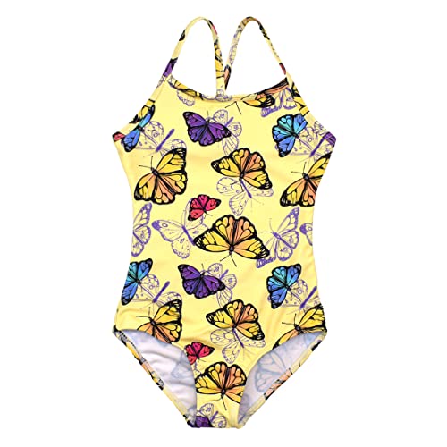 Image of Girls One Pieces Swimsuit Cute Swimwear Bathing Suits 2-12 Years