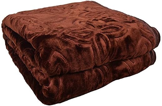 PR Enterprises Ultra Soft Microfiber Very Warm Korean Luxurious Embossed Mink Single Bed Blanket for Winter || 63 x 85 Siz...