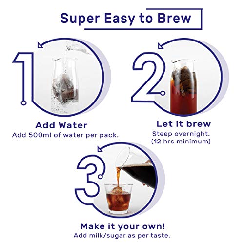 Sleepy Owl Coffee Cold Brew Packs Combo |Original, Dark Roast & Cinnamon Cold Brew| Set of 3 Packs - Makes 9 Cups |3 Step Brew - No Equipment Required | 100% Arabica Beans -... - Image 4