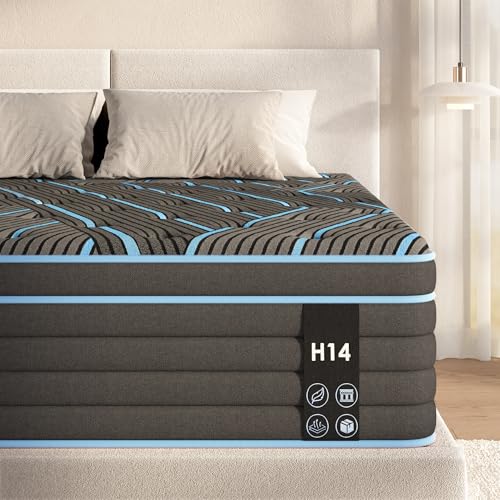 Thctvous 12 Inch Black Queen Mattress, Queen Size Memory Foam Mattress for Cool Night & Spinal Alignment, Pressure Relief & Motion Isolation, Edge Support, CertiPUR-US Certified (Black, 12' Queen)