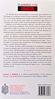 Paperback Planning for Disaster Guide for School Administrators Book