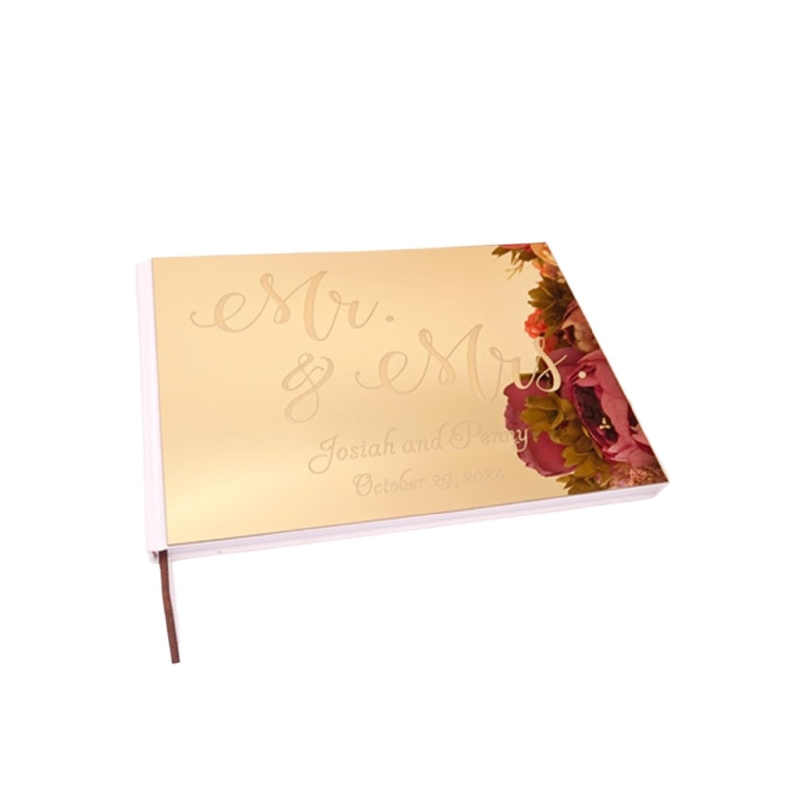 Libro Firmas Boda Libro de Deseos Boda con Cubierta acrílica
