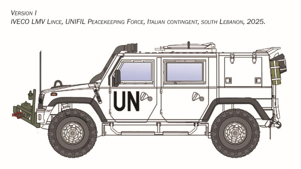 Italeri 6766 VTLM Lince, scala 1:35, Plastic Model Kit/Modello in plastica da montare