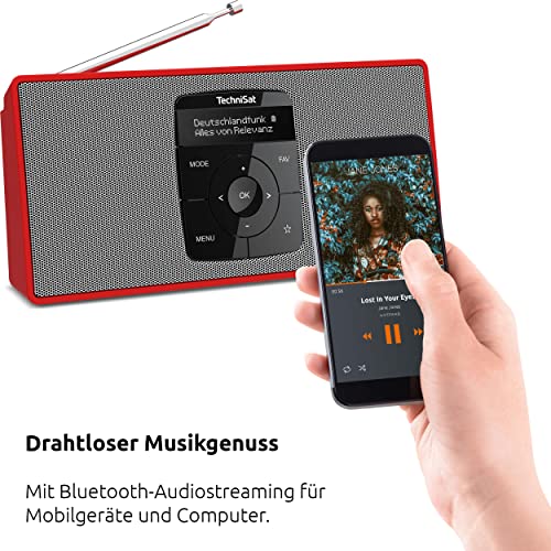 TechniSat DIGITRADIO 2 S - Tragbares DAB Stereo-Radio mit Akku (DAB+, UKW, Bluetooth Audiostreaming, OLED Display… - Image 6