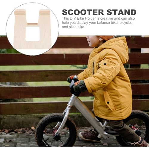 Soporte de Bicicleta Desmontable de Madera Beige SEWACC 6