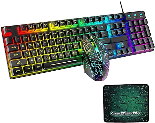 Teclado Gaming NCRD11 USB Retroiluminado RGB