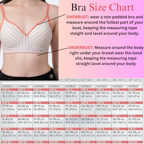 Image of Women's Cotton Full Coverage Lightly Padded Wirefree T-Shirt Bra Combo Pack of 3