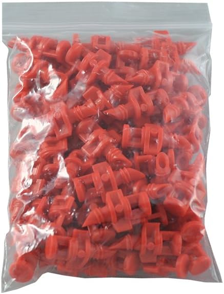 60 Pack RED xGarden 360 Degree Micro Sprayer Fan Jet - For Hydroponic and Aeroponic Misters and Cloners