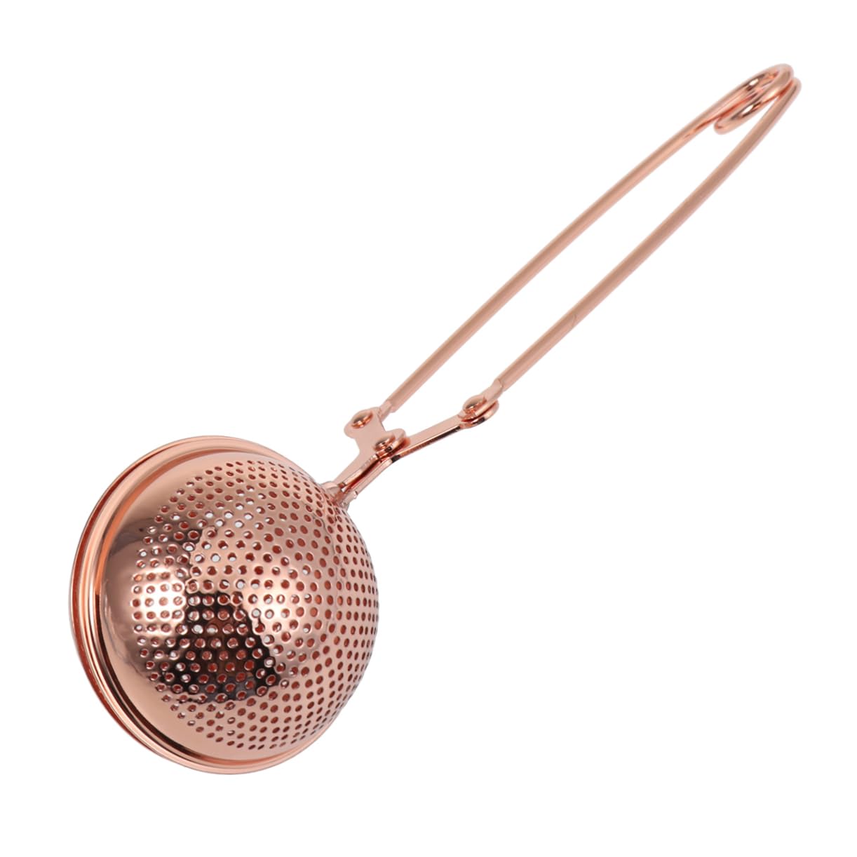 IMIKEYA 1Pc Stainless Steel Rose Gold Tea Infuser Strainer Filter Tool for Loose Leaf Tea Tea Ball Infuser with Handle for Optimal Brewing