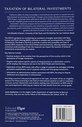 Taxation of Bilateral Investments: Tax Treaties After BEPS