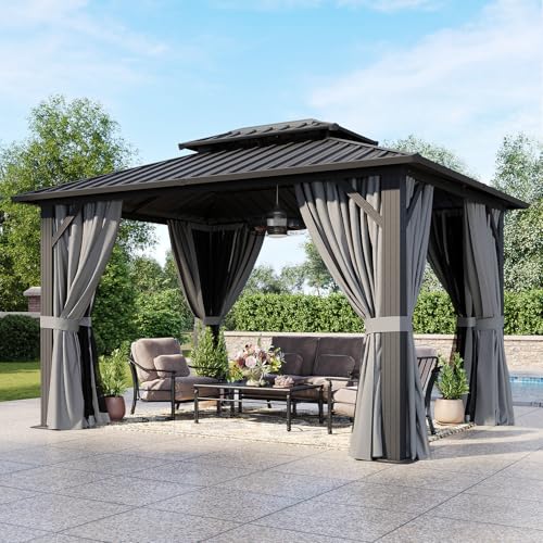 Aoxun 10x12 with Ceiling Fan