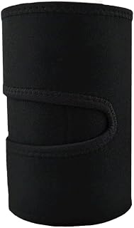 Vaguelly Adjustable Breathable Thigh Support Pad Compression Sleeve for Sports Fitness Black Elastic Protective Wrap for Muscle Stabilization Joint Injury Prevention Unisex Leg Brace