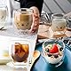 Süße Katzentassen, 250 ml Doppelwandige Glasbecher, Kaffeegläser, transparentes Glas, Milchbecher, Geschenk für Weihnachten, Thanksgiving, Valentinstag und Büro