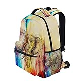 Zoom IMG-2 iubbki zaino retr colorato arte