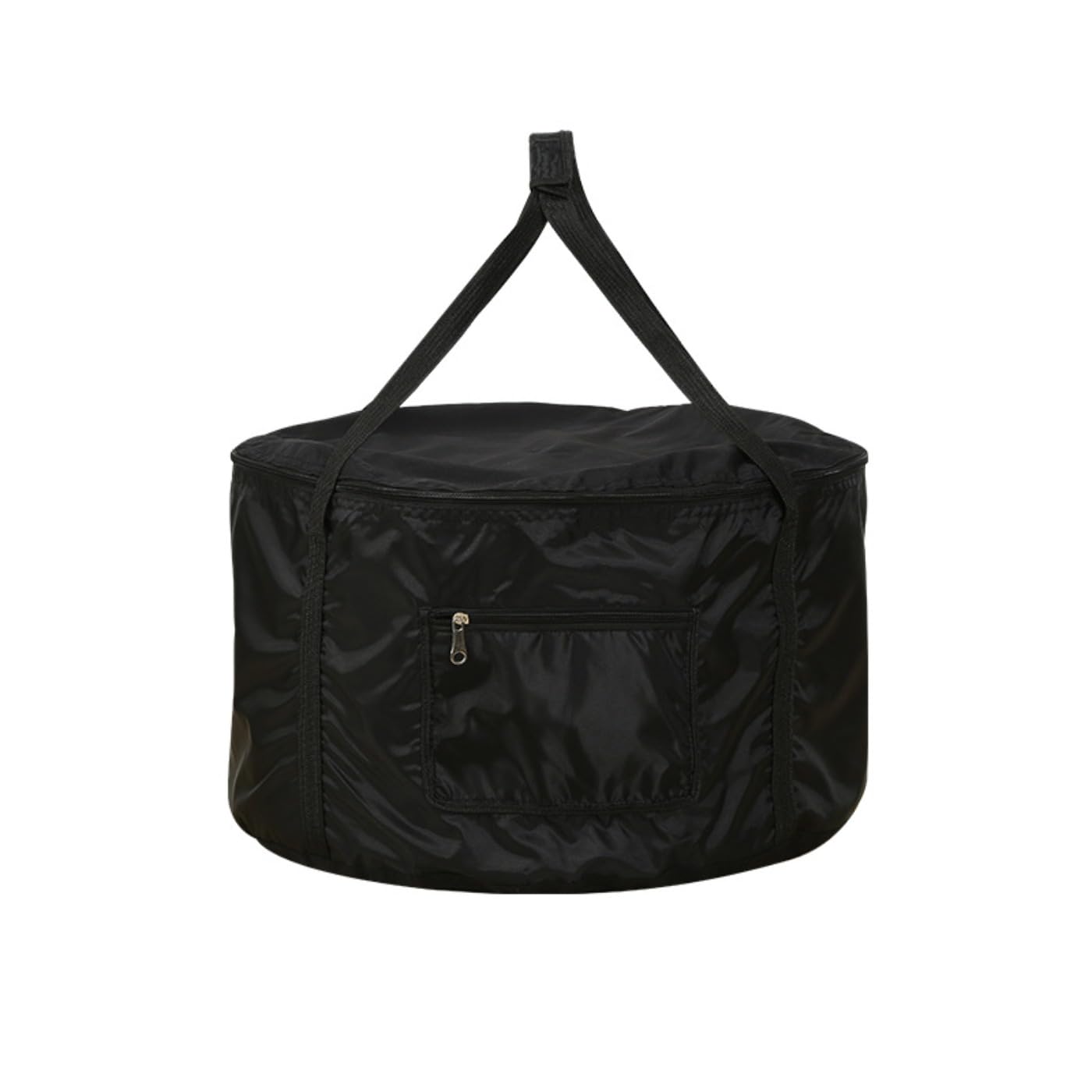 WildOath Waterproof Camping Storage Bag, Large Round Carry Case with Zipper for Picnic BBQ Cookware | Portable Gear Organizer for Outdoor Hiking, Beach, Travel, 50x29cm