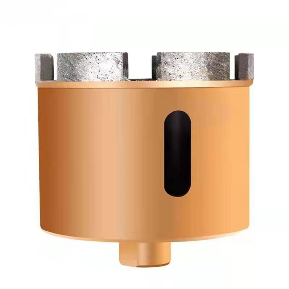 Punta diamantata per sega a tazza da 6-100 mm per marmo, granito, mattonelle, ceramica, calcestruzzo, punta per sinterizzazione, 75 mm