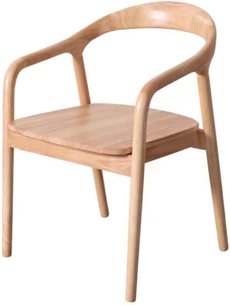 Scandinavian Solid Wood Chair Backrest Armchair Sub Leisure Solid Wood Dining Chair