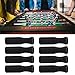 Kangnice 8Pieces Table Football Table Grip Replacement Set Stick End Grip for Desktops Football Table Grip Part Tables Top Part