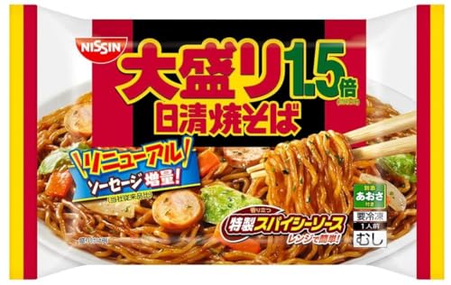 [冷凍] 日清食品冷凍 [冷凍] 日清焼そば スパイシーソース 大盛り1.5倍 321gのサムネイル