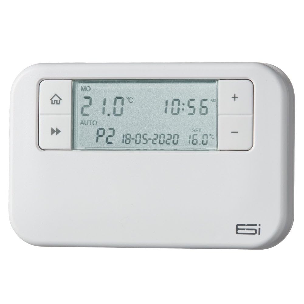 ESi ESRTP4+ Hard Wired Programmable Room Thermostat (Not compatible with ESRTP4RF+) - EVO