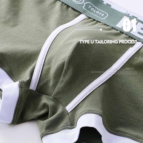 Hello Underwear for Men, Hello Classic Mens Mesh Underwear Ice Silk Boxer Briefs Soft Nylon Trunks for Travel Gym4