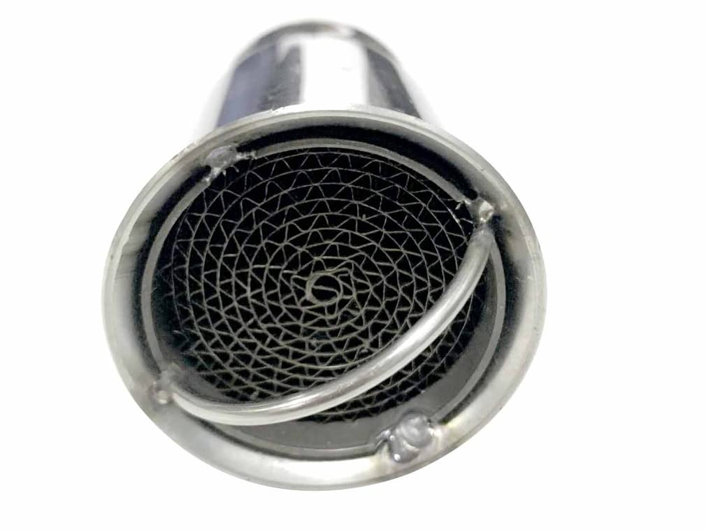 Amazon | 簡単脱着 バイク 汎用 ステンレス サイレンサー (108×50.8mm