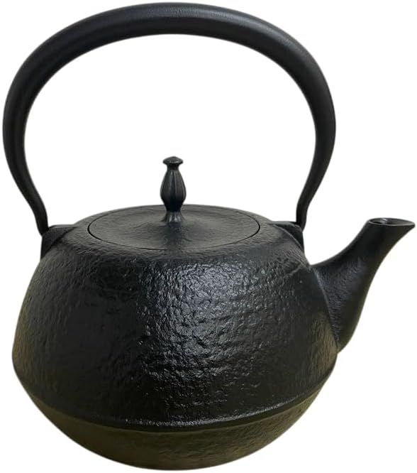 Japanese Cast Iron Water Kettle – 1.2L Nambu Tetsubin with Smooth Finish – Boil Water on Stove – Traditional Iron Kettle for Tea or Hot Water