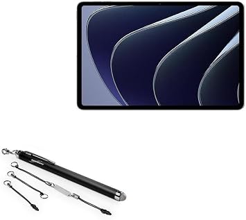 BoxWave Stylus Pen Compatible with OnePlus Pad - EverTouch Capacitive Stylus, Fiber Tip Capacitive Stylus Pen - Jet Black