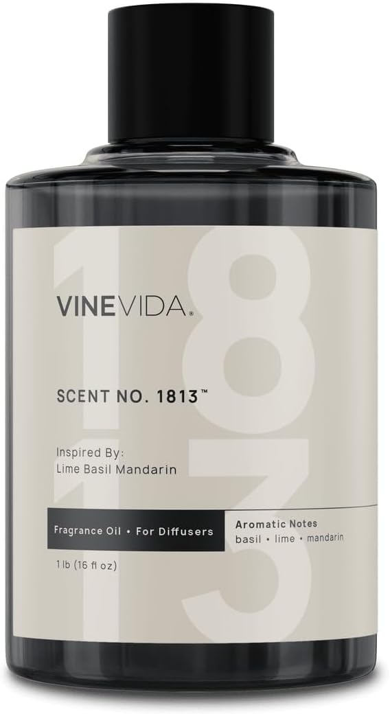 VINEVIDA [16 Oz] Inspired by: Lime Basil Mandarin; Diffuser Oil Refill | Premium Scent Diffuser Oil for Home | Non-Toxic Fragrance - Thumbnail 2
