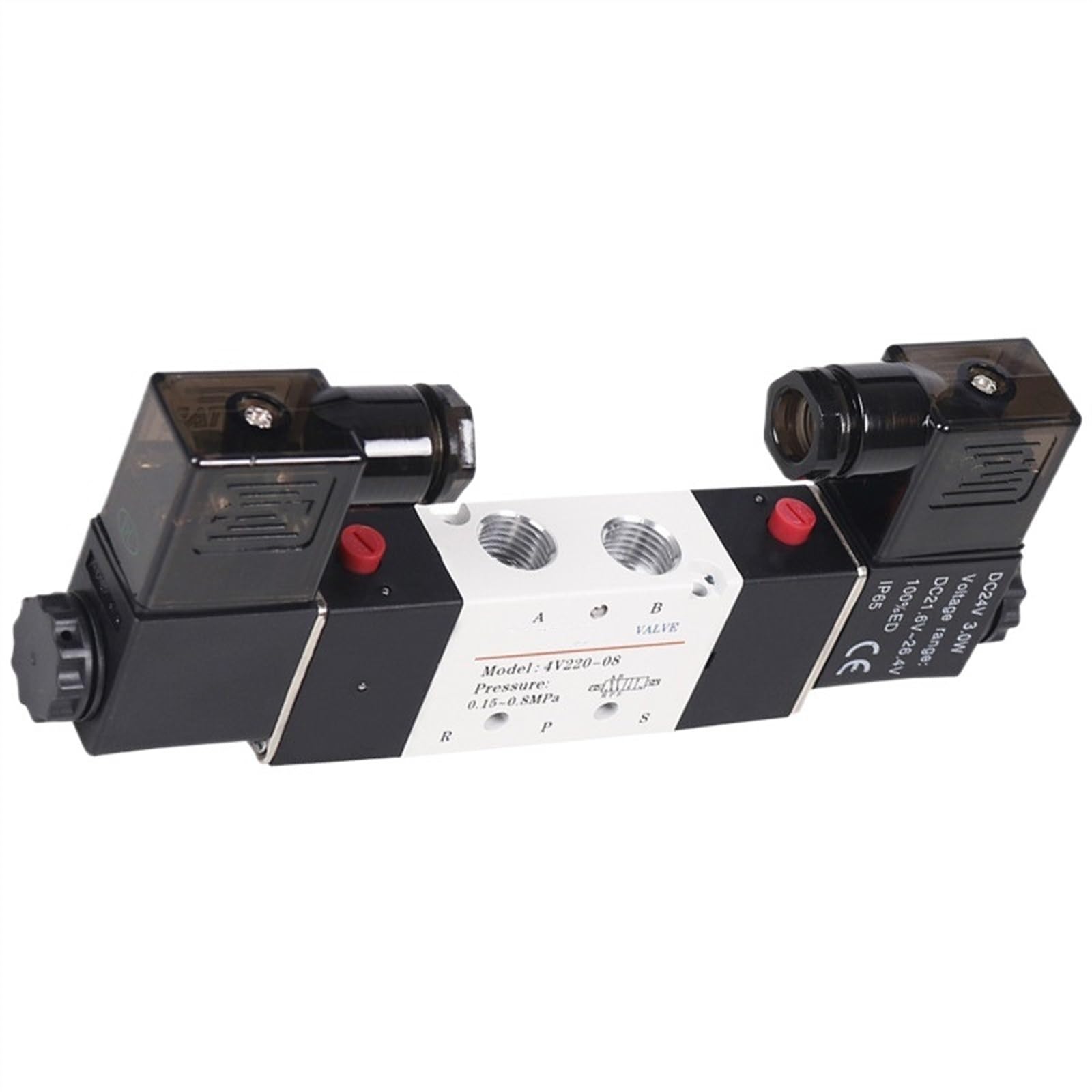 Électrovanne pneumatique 4V220-08 pour stabiliser l'inversion des vérins doubles