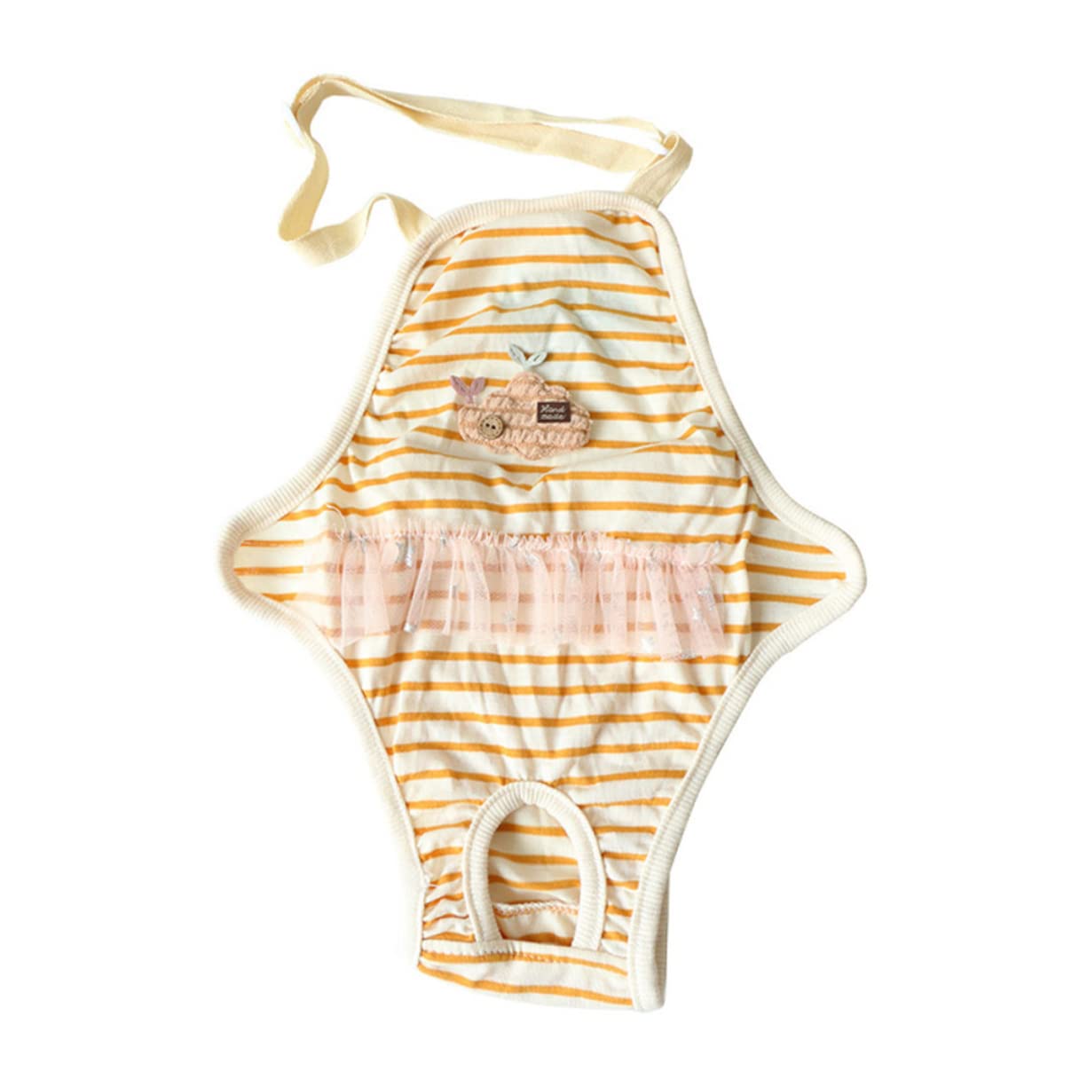 Happyyami 1Pc Puppy Diaper Breathable Female Pet Nappy for Menstruation Fit Carpets and Floors Cozy Sanitary Pants for Dogs for Home Use