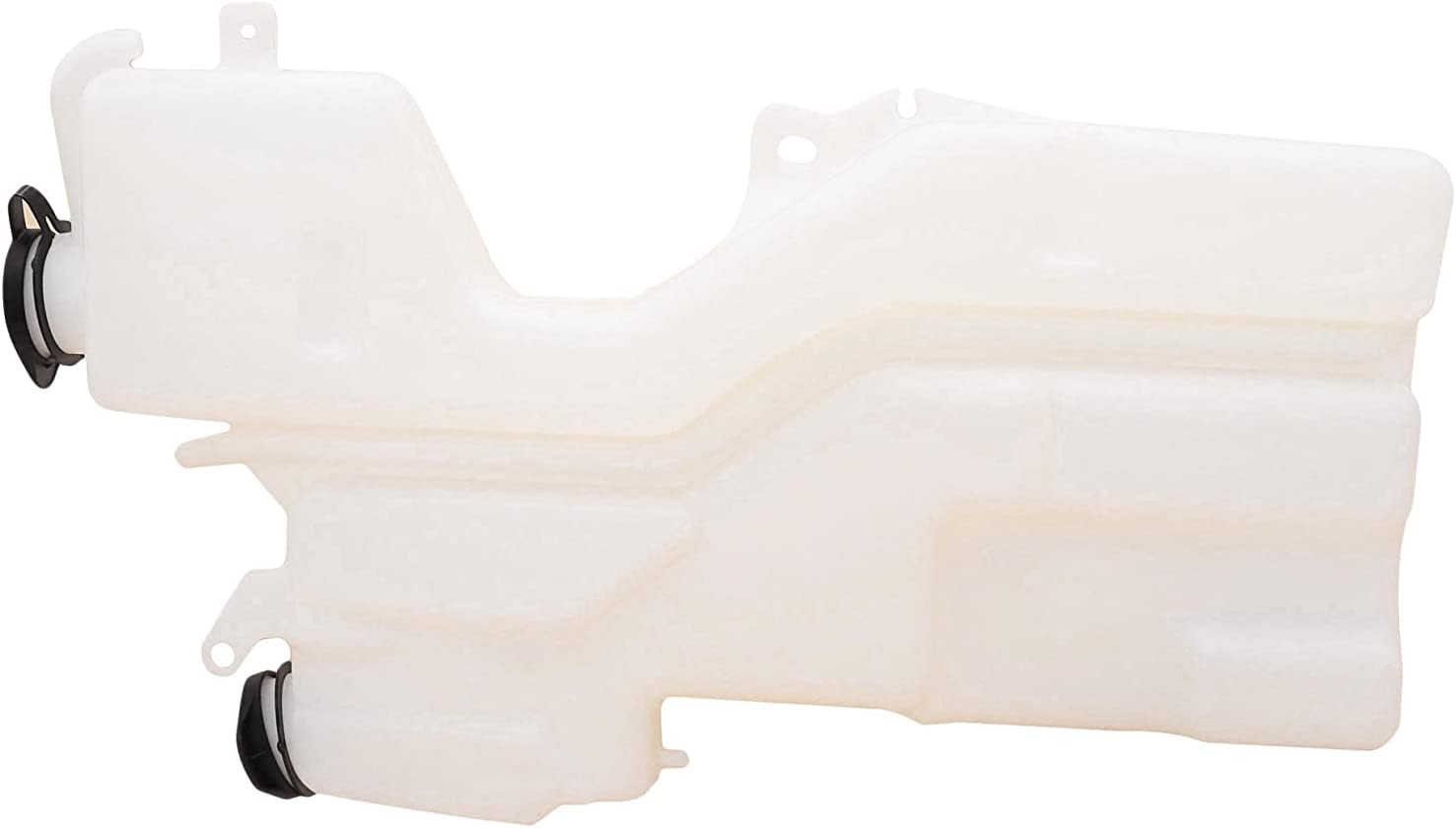 CarPartsDepot Coolant Reservoir Windshield Washer Tank Dual Reservoir Plastic Compatible With Dakota 2005 2006 2007 Fit 55056520AB-PFM Front
