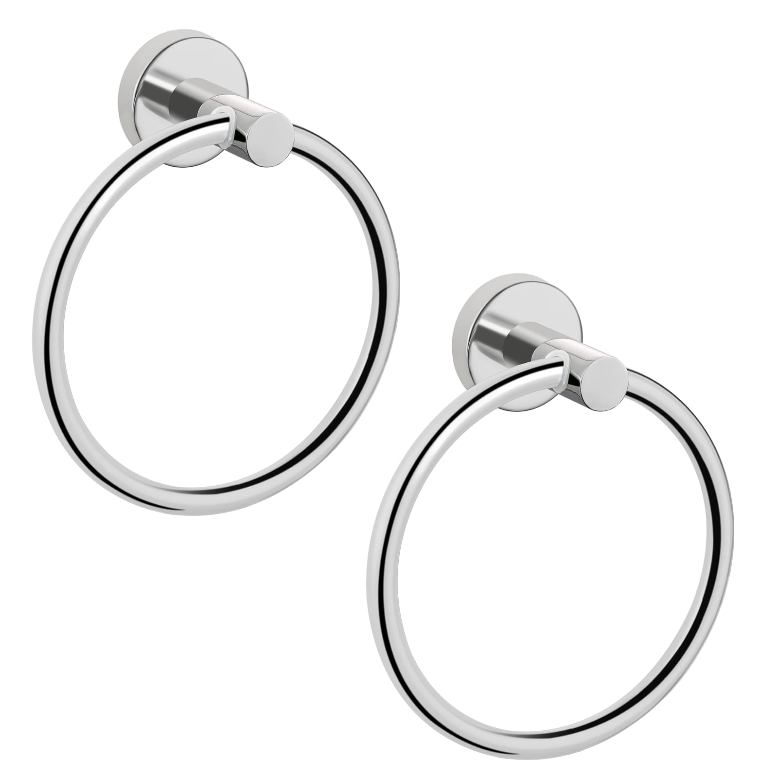 Gold Stainless Steel Towel Ring - Wall Mounted -13